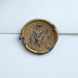 Lavender Confetti Wax Seal in Gold | Pack of 10 Wax Seals