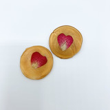 Pressed Flower Gold Wax Seal Rose Petal Set Of 6 Wax Seals