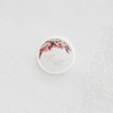 Custom Pink Bougainvillea Script Monogram Wax Seals | Set of 25 Wax Seals