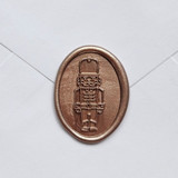 Customizable Color Oval Nutcracker Wax Seals, Set of 5 Wax Seals