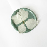 White Hydrangea in Sage Wax Seal | Pack of 10 Wax Seals