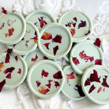 Rose Confetti Wax Seal in Celadon | Pack of 10 Wax Seals