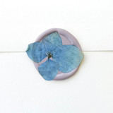 Blue Hydrangea Wax Seal in Lilac | Pack of 10 Wax Seals