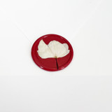 White Hydrangea Wax Seal in Red | Pack of 10 Wax Seals