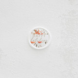 Orange Floral Happy Holiday Wax Seals | Set of 25 Wax Seals