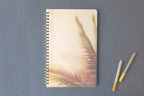 Golden Palm Tree Journals and Planners