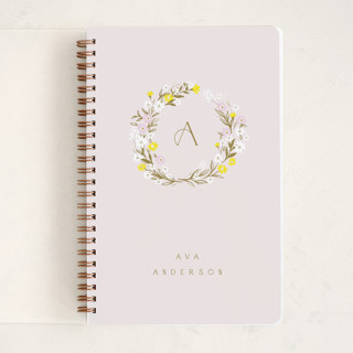 Floral Monogram Journals and Planners