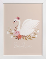 Romantic swan Nursery Art Prints