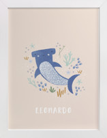 Sharky cute Nursery Art Prints