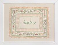 Cottagecore Name Nursery Art Prints