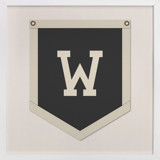 Initial Banner Nursery Art Prints