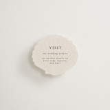 Simple Seashell Mini Novelty Enclosure Cards