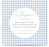 Gingham Rockinghorse Mini Novelty Enclosure Cards