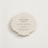 Simple Seashell Novelty Enclosure Cards