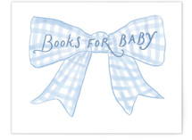 Preppy Baby Bow Novelty Enclosure Cards