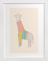 Fiesta Turtleneck Nursery Art Prints