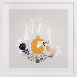 Desert Fox Nursery Art Prints