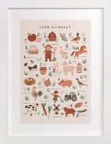 Farm Alphabet Nursery Art Prints