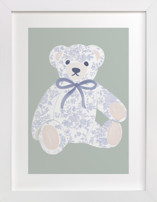 Blue Bear Nursery Art Prints
