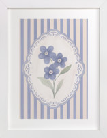 Forget Me Nots Nursery Art Prints