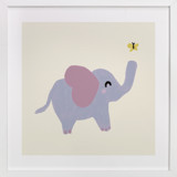 Playful Elephant Nursery Art Prints