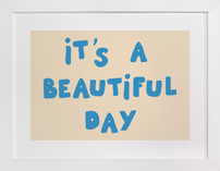 it's a Beautiful Day Nursery Art Prints