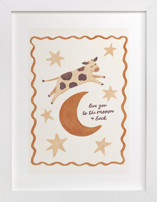 Love You to the Mooon and Back Nursery Art Prints