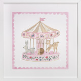 Floral Woodland 1 Nursery Art Prints