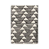 Tria Black White Zero Waste Handmade Artisanal Journal Notebook