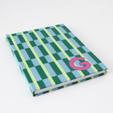 Custom Maxi Green Single Initial Journal Notebook