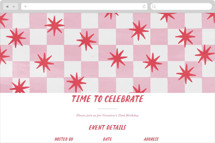 Stars Online Birthday Invitations