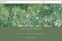 Court Online Birthday Invitations