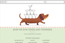 Tinis and Weenies Online Dinner and Cocktail Party Invitations