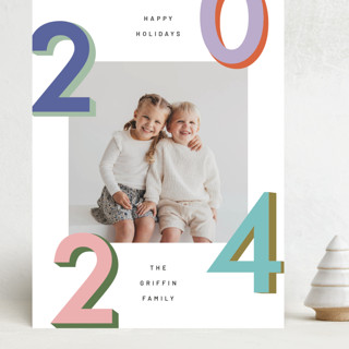 Modern Year Grand Holiday Cards