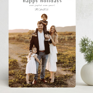 Typed up Grand Holiday Cards