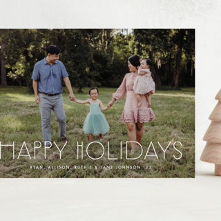 monoline Grand Holiday Cards