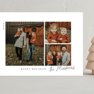 Modern Three Grand Holiday Cards