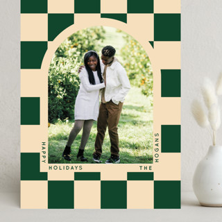 Checkered Arch Grand Holiday Cards