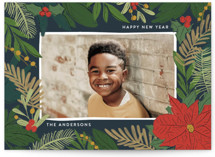 Poinsettia and Pen by Annie Montgomery