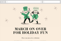 Nutty Party Online Holiday Party Invitations
