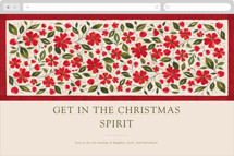 Florale Online Holiday Party Invitations
