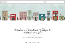 Village Online Holiday Party Invitations