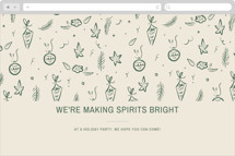 Happy Little Holidays Online Holiday Party Invitations