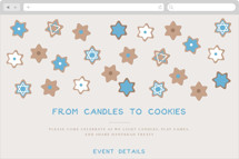 hanukkah cookies Online Holiday Party Invitations