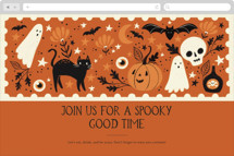 Spooky Fun Online Holiday Party Invitations