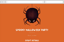 Spidey Online Holiday Party Invitations