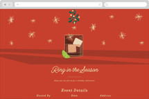 Cocktails and Canapés Online Holiday Party Invitations