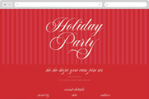 Jolly Good Time Online Holiday Party Invitations