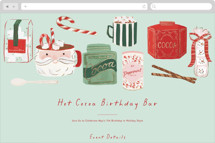 cocoa bar Online Holiday Party Invitations