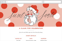 Holiday Hush Online Holiday Party Invitations